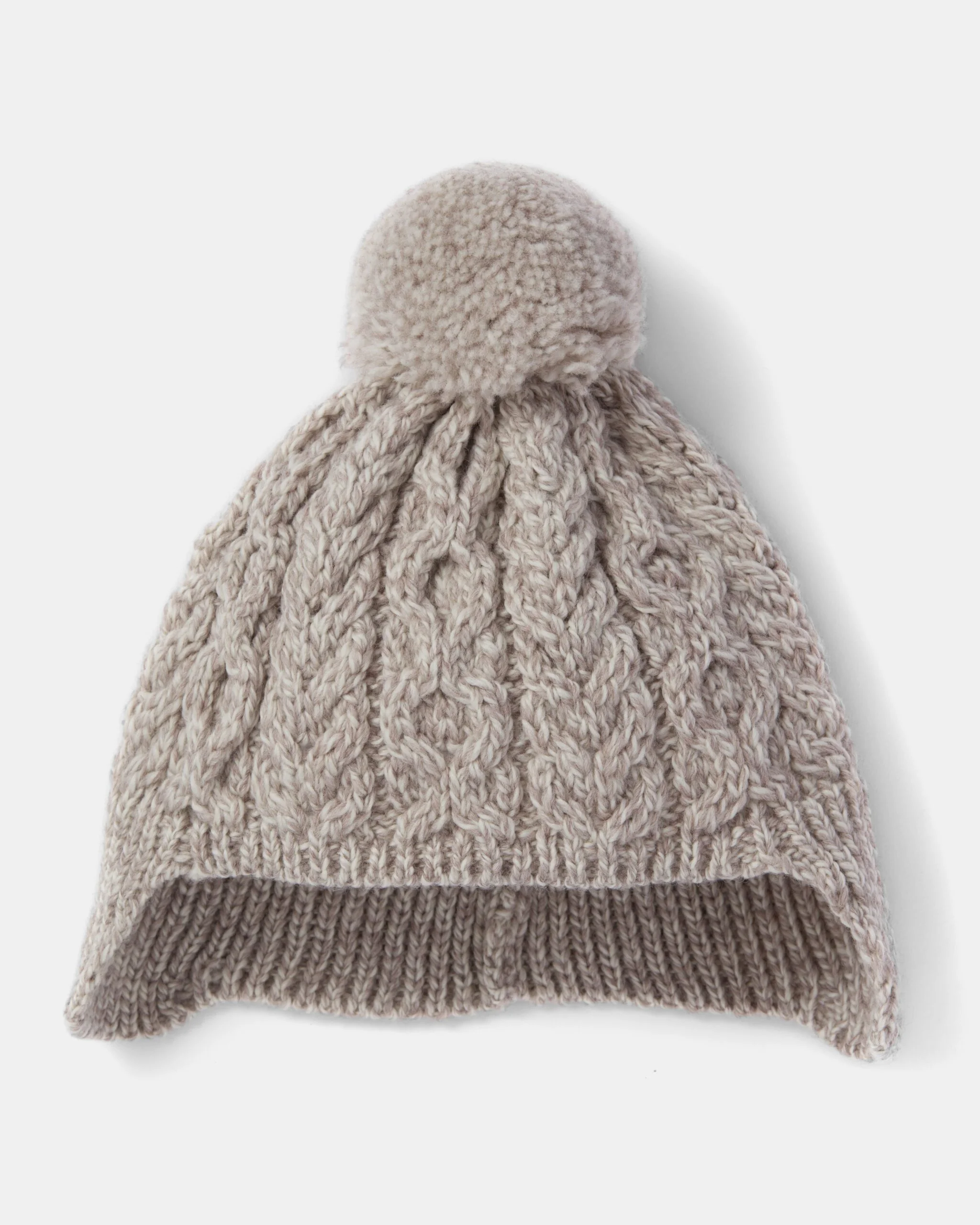 Supersoft Aran Hat with Ear Flaps - Image 2
