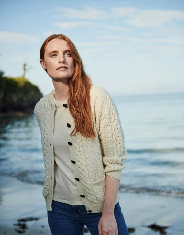 Traditional Cardigan with Pockets - Image 2