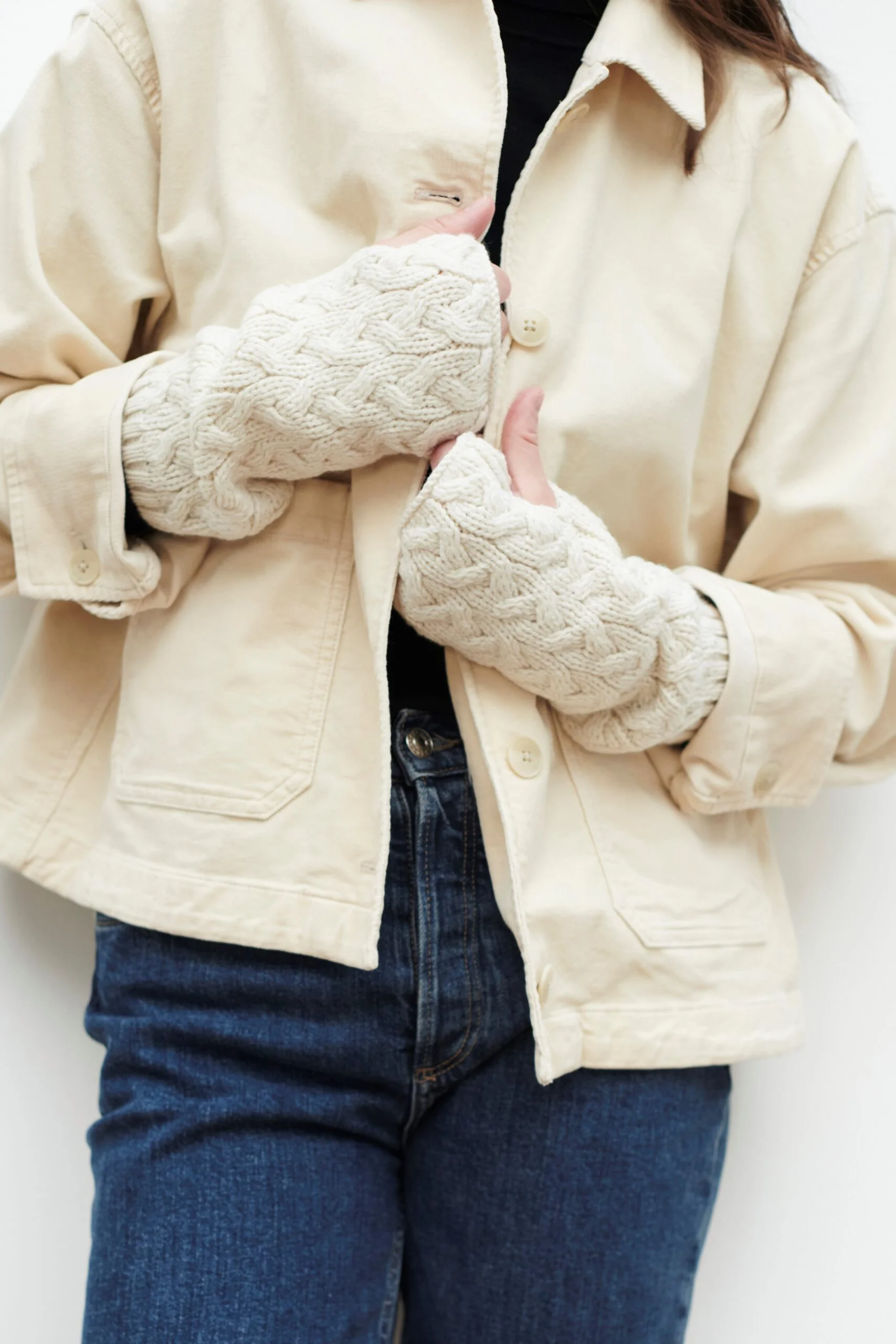 Supersoft Merino Fingerless Gloves