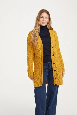 Aran Boyfriend Cardigan