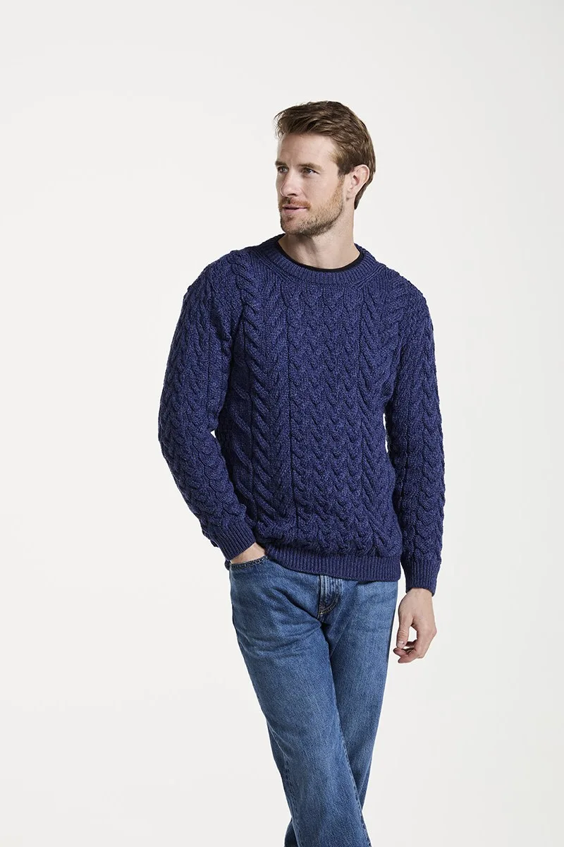 Unisex Supersoft Cable Sweater - Image 3