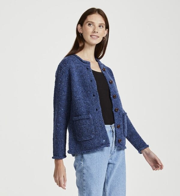 Ladies Tweed Cardigan - Image 2
