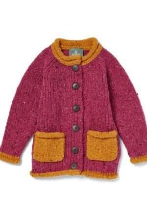 Children's Roll Neck Cardigan