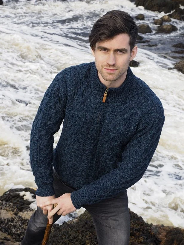 Donegal Sweater with Half Zip - Image 2