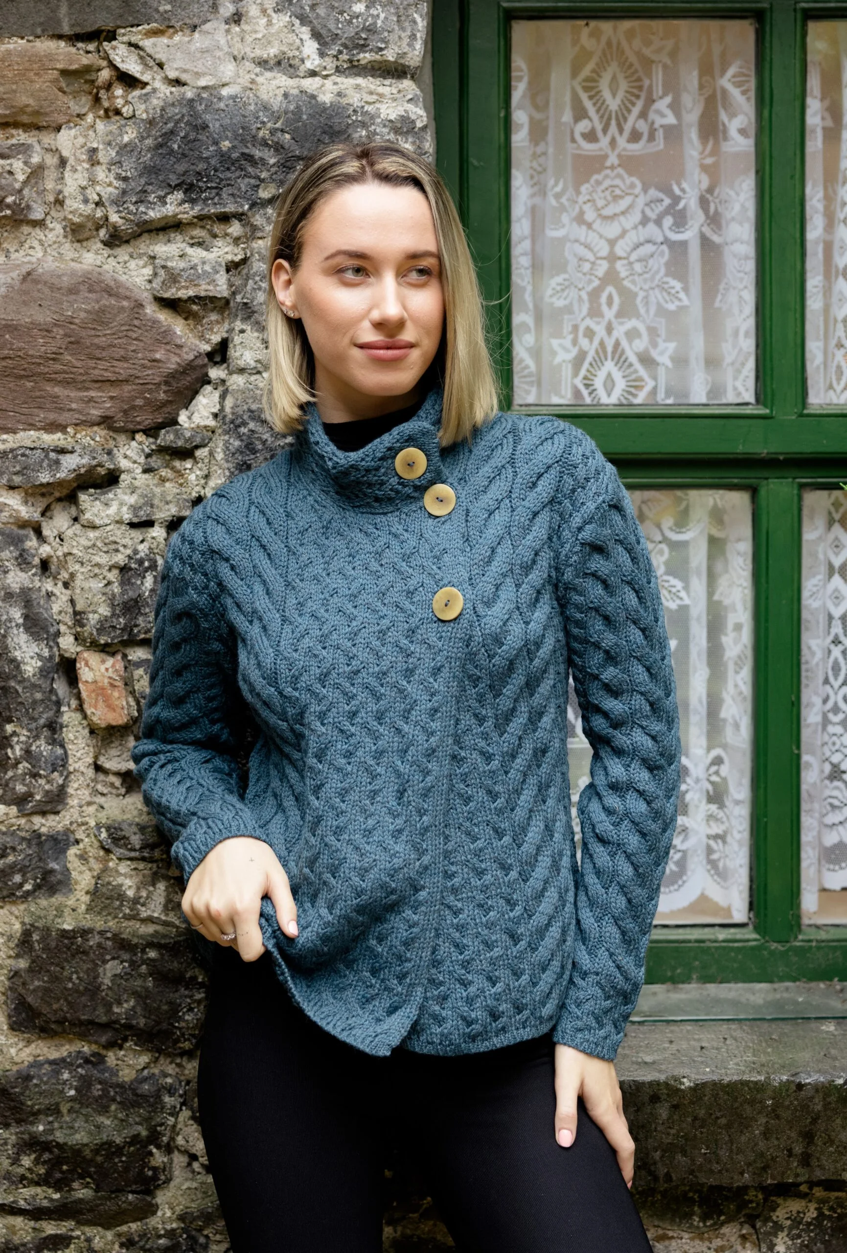 Supersoft Merino Aran Cardigan - Image 4