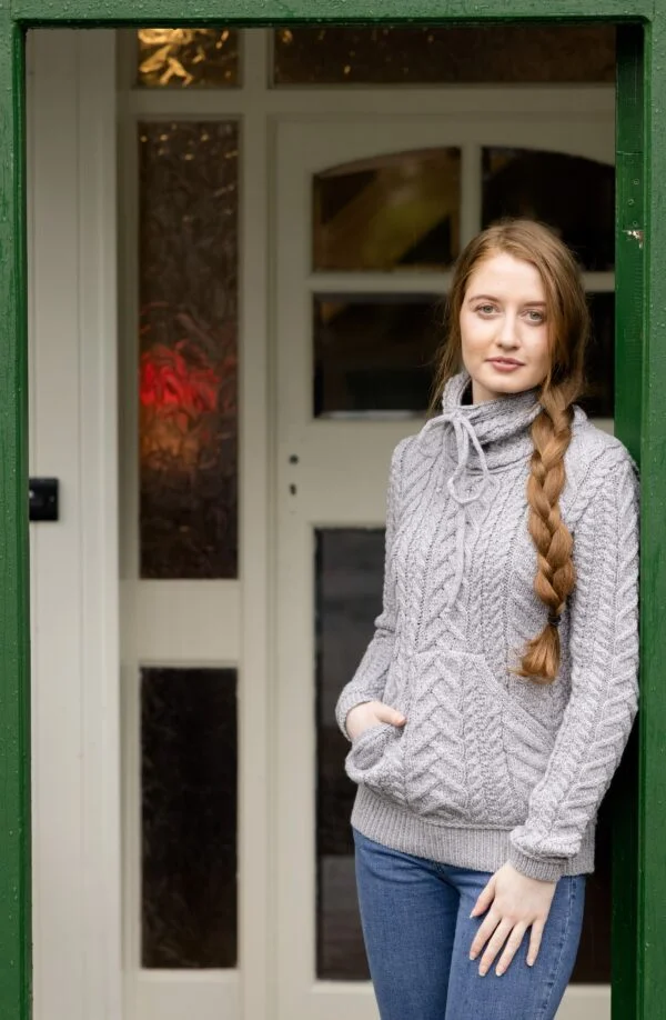 Contemporary Irish Knit with Turtleneck - Image 2