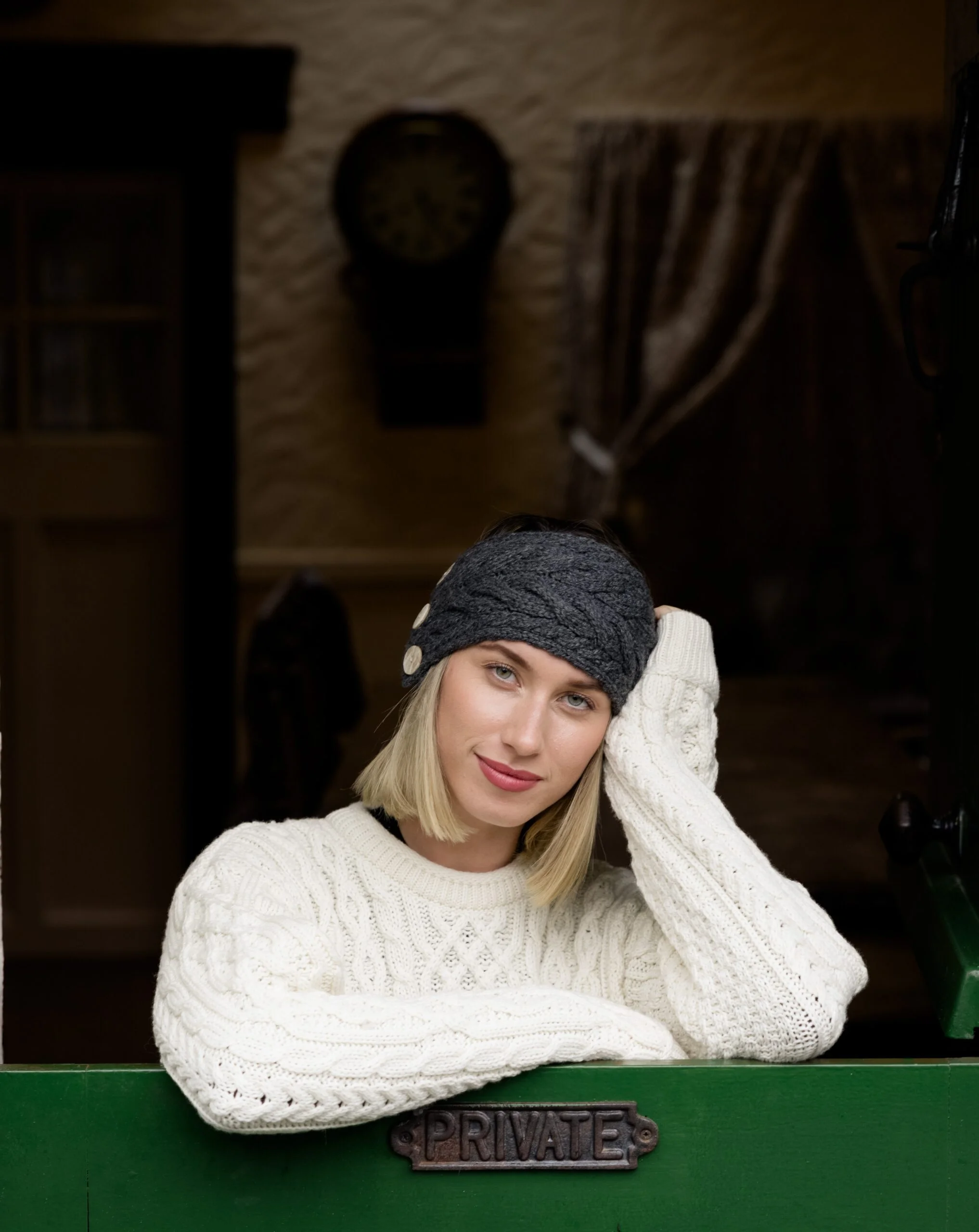 Supersoft Headband with Triskelion Buttons - Image 7