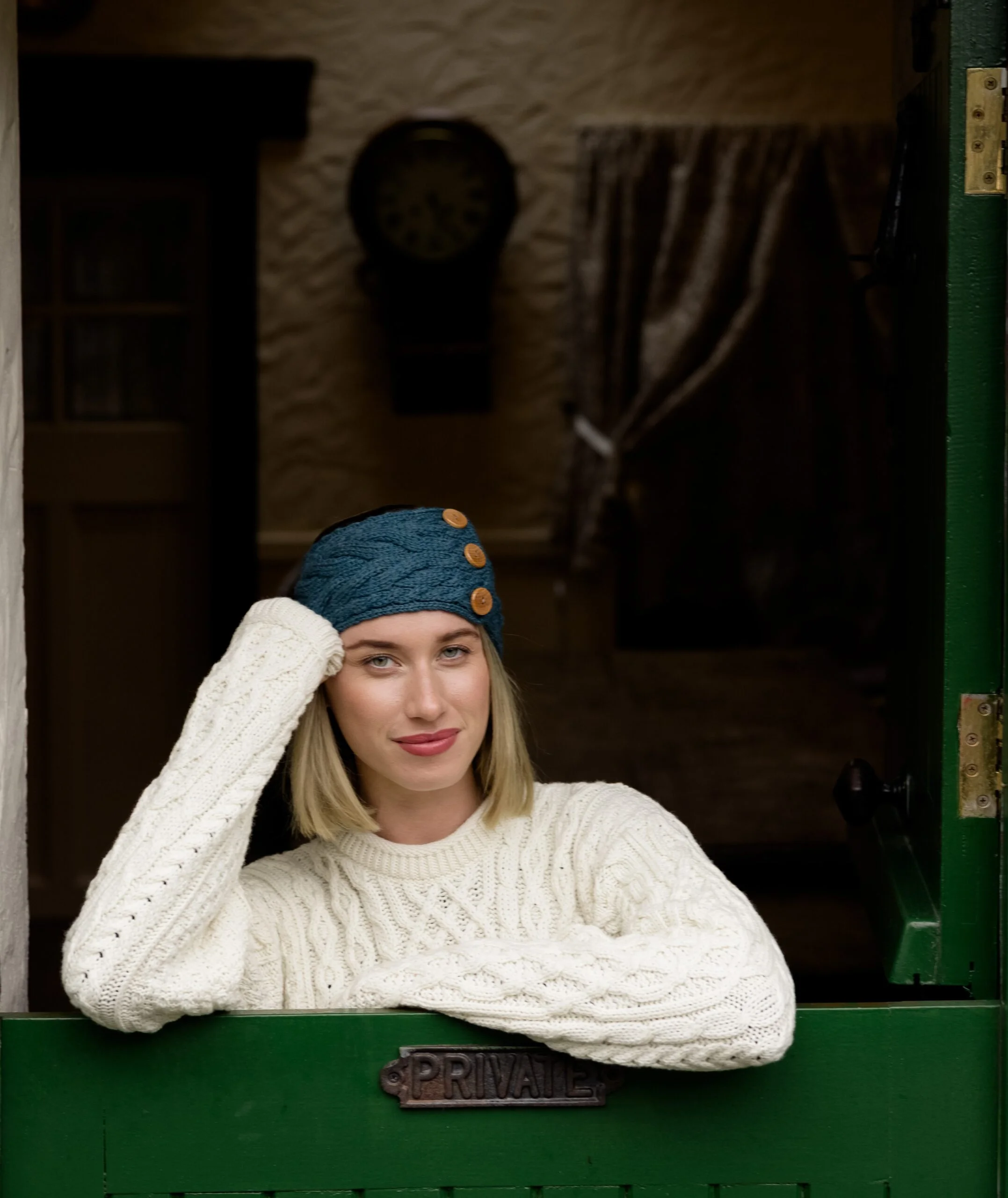 Supersoft Headband with Triskelion Buttons - Image 6