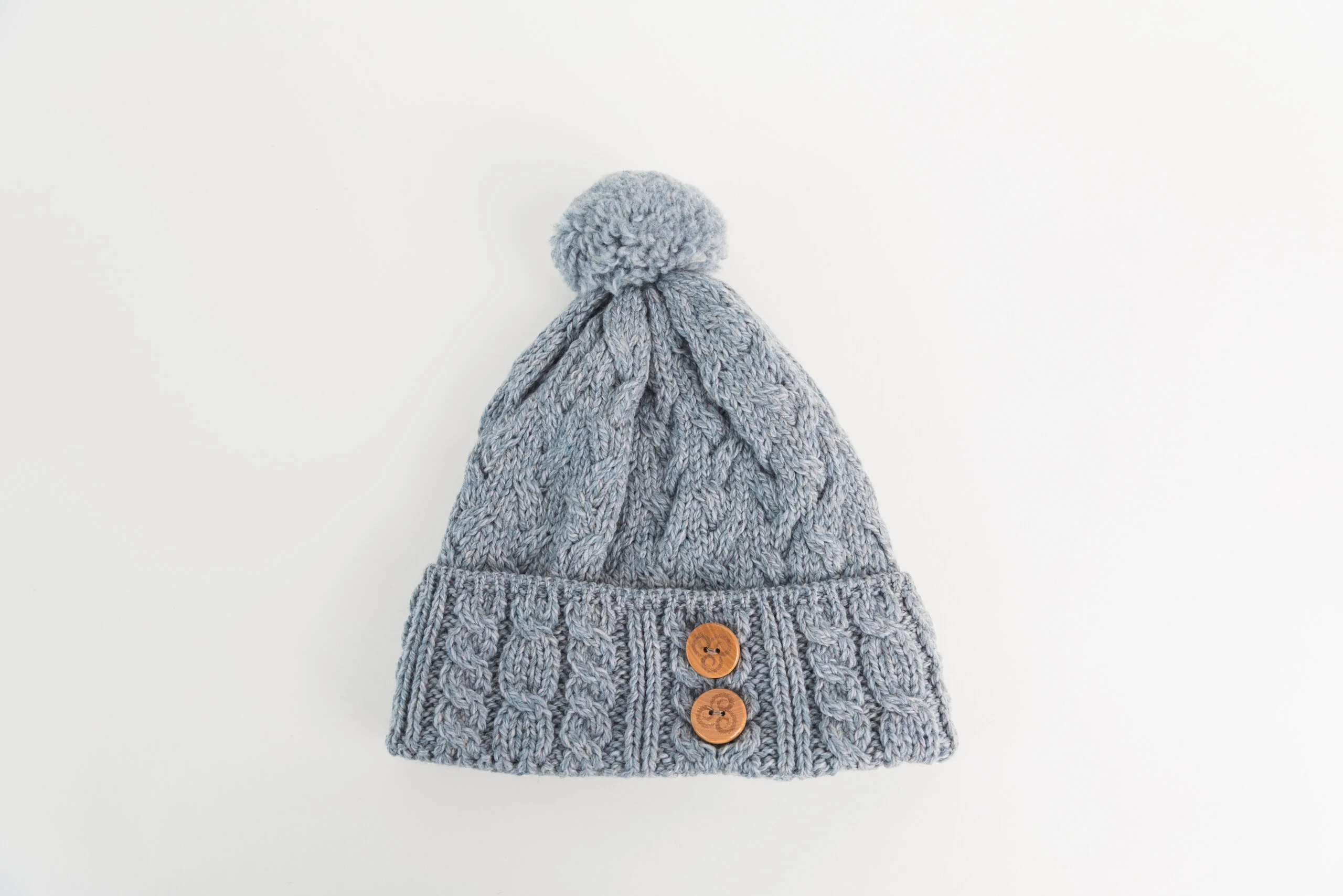 Supersoft Hat with Triskelion Decorative Buttons - Image 6