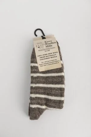 Undyed, Naturally Coloured Woollen Socks