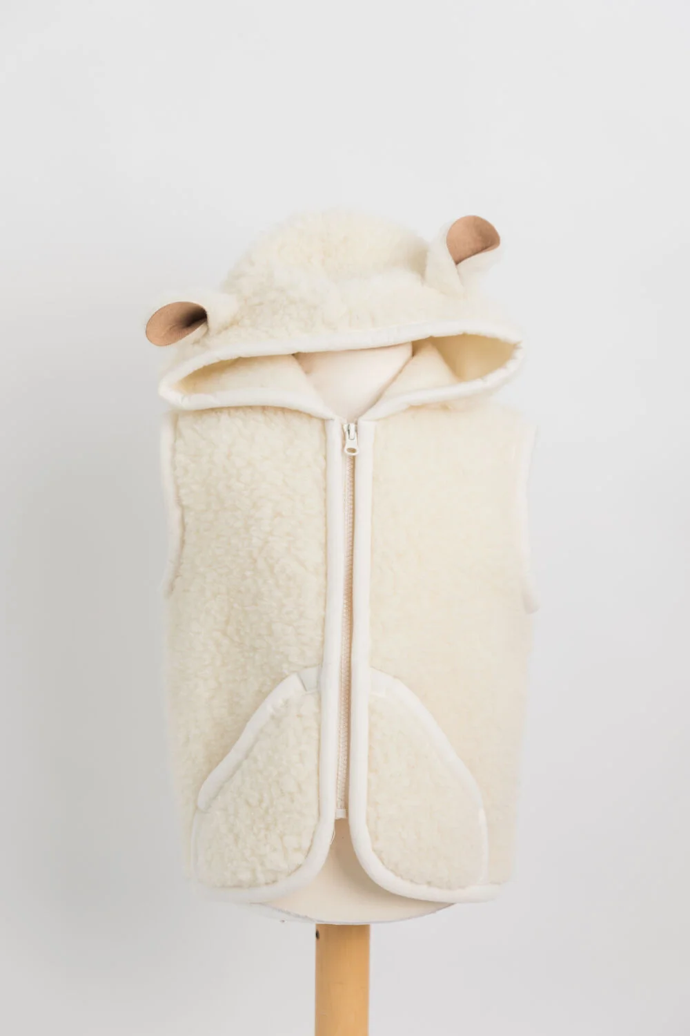 Woollen Vest with Ears