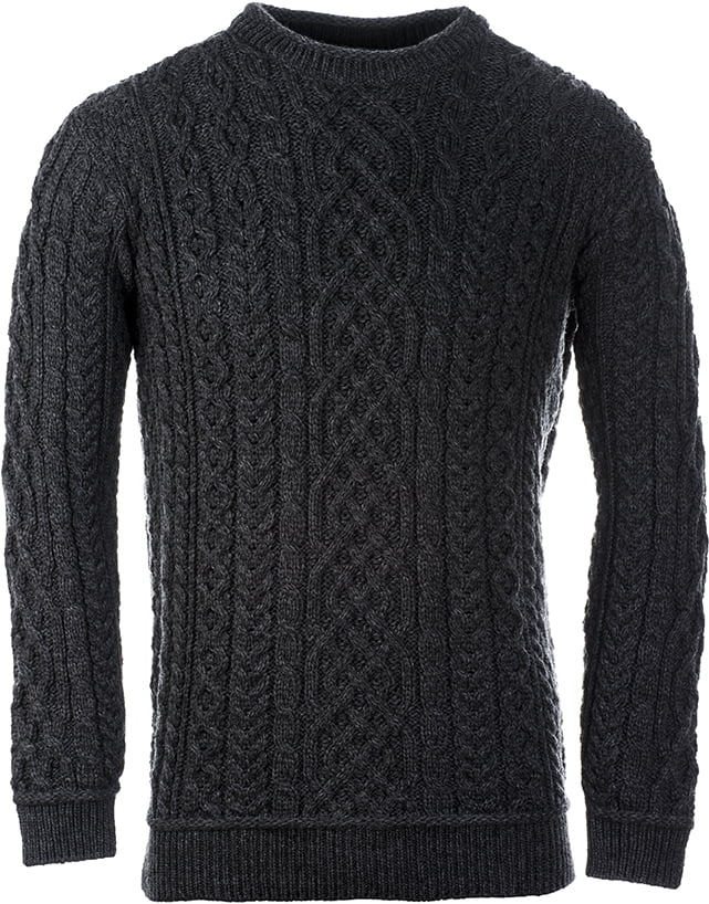 Supersoft Plaited Cable Sweater - Aran Islands Knitwear