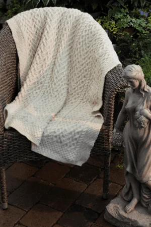 Supersoft Heart Knit Throw