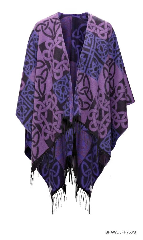 Celtic Shawl with Fringe Detail - Image 2