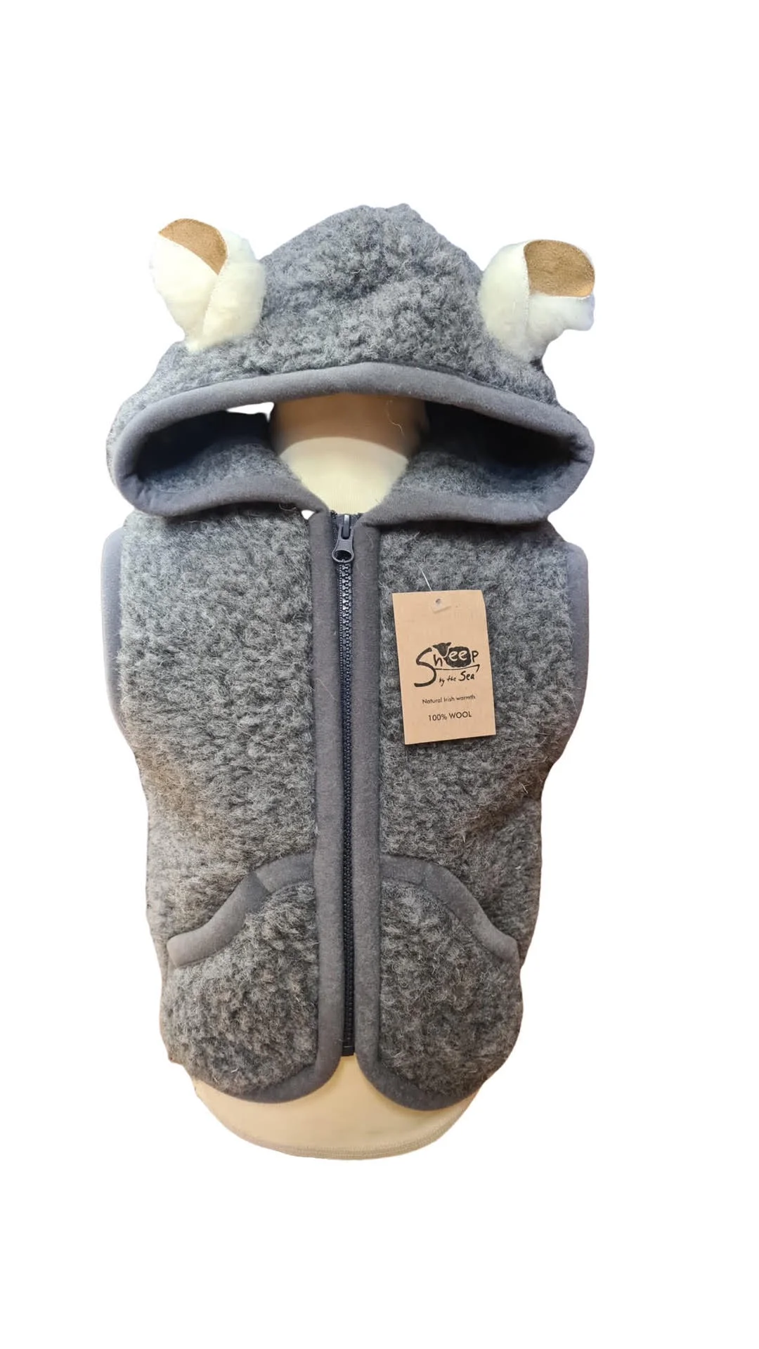 Woollen Vest with Ears - Image 2