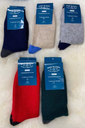 Aran Islands Knitwear Cashmere Socks
