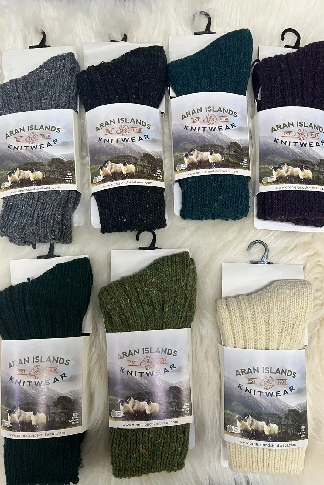 Aran Islands Knitwear Socks