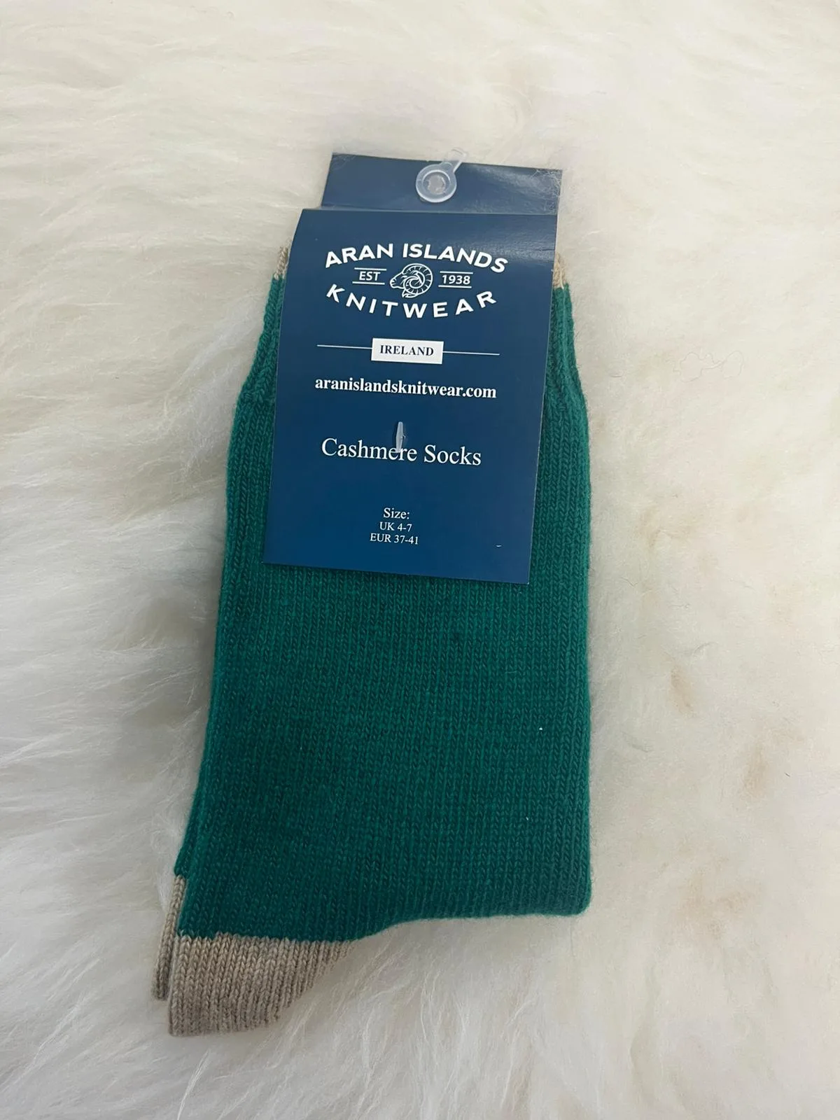 Aran Islands Knitwear Cashmere Socks - Image 5