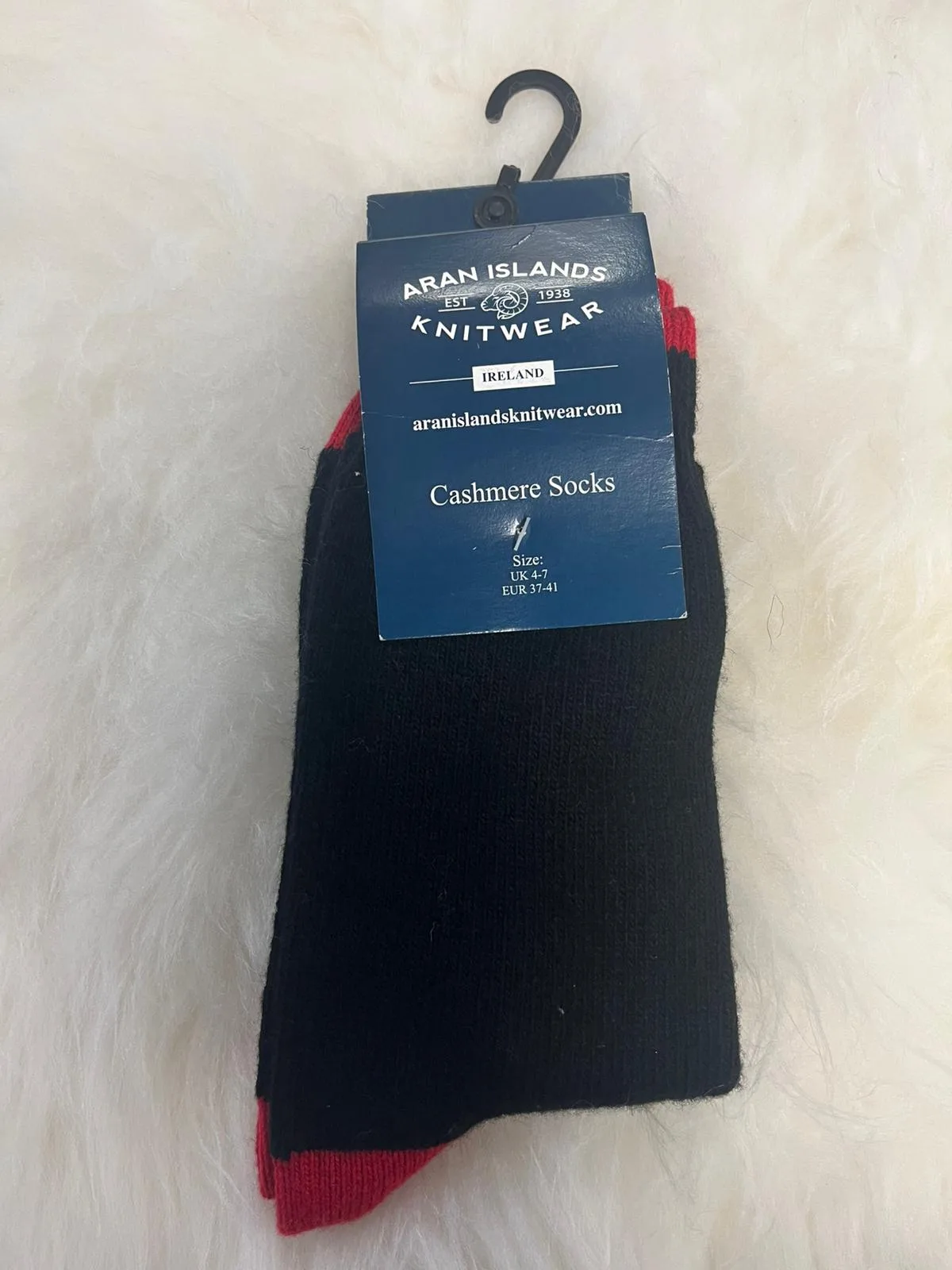Aran Islands Knitwear Cashmere Socks - Image 6