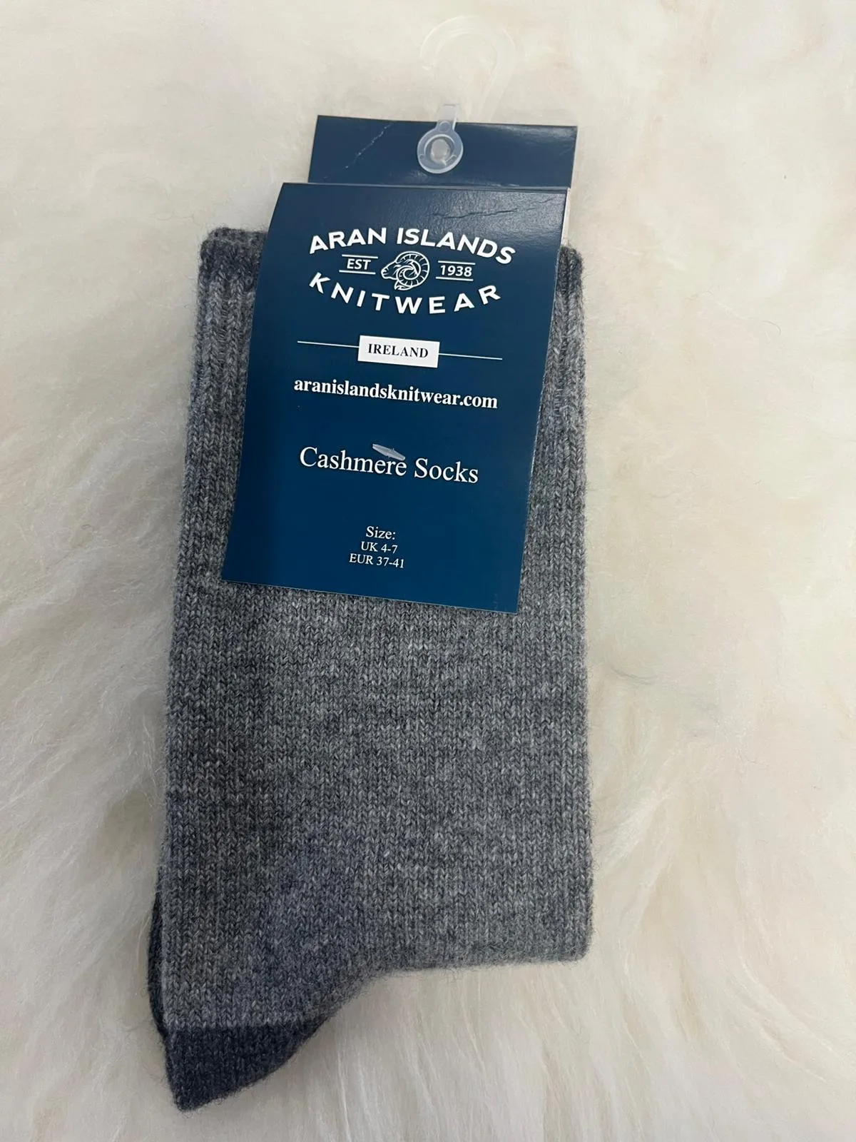 Aran Islands Knitwear Cashmere Socks - Image 7