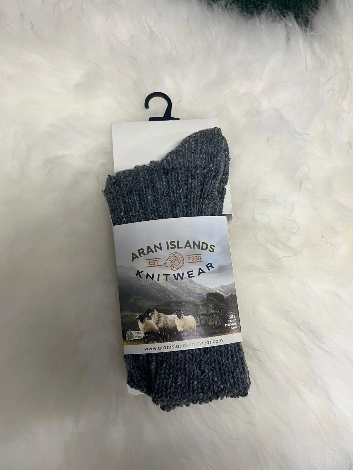 Aran Islands Knitwear Socks - Image 2