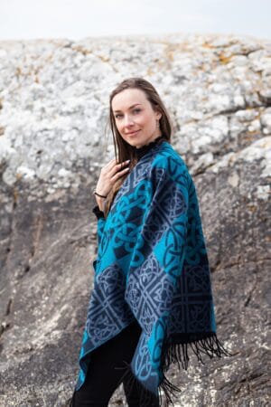 Celtic Shawl with Fringe Detail
