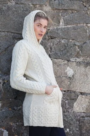 Full Zip Cardigan with Hood