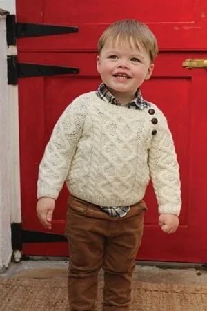 Hand Knit Aran Sweater