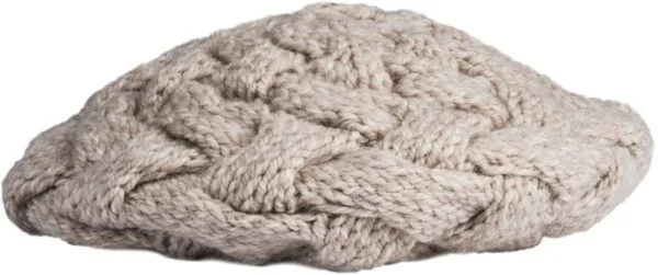 Ladies Hand Knit Intertwined Beret - Image 2