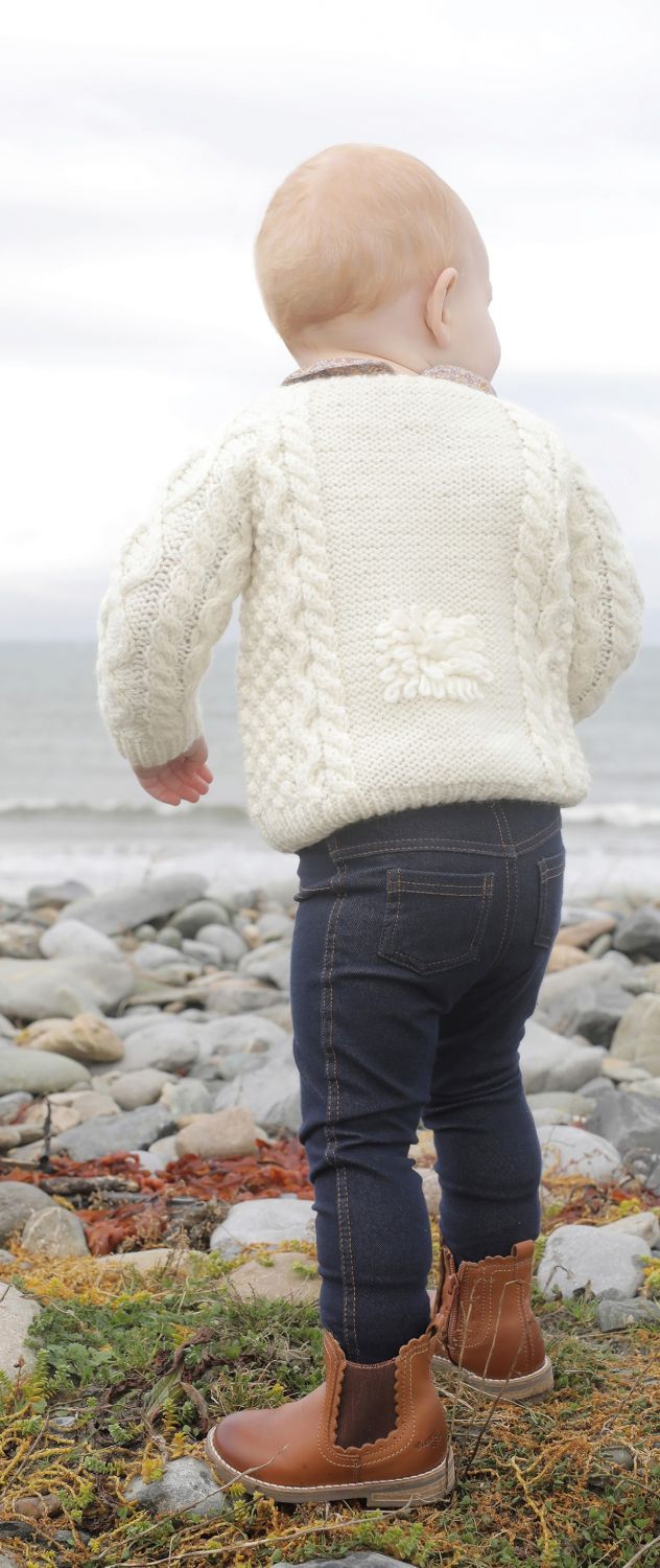 Hand Knit Sheep Sweater - Aran Islands Knitwear