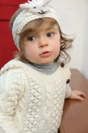 Hand knit Sheep Headband