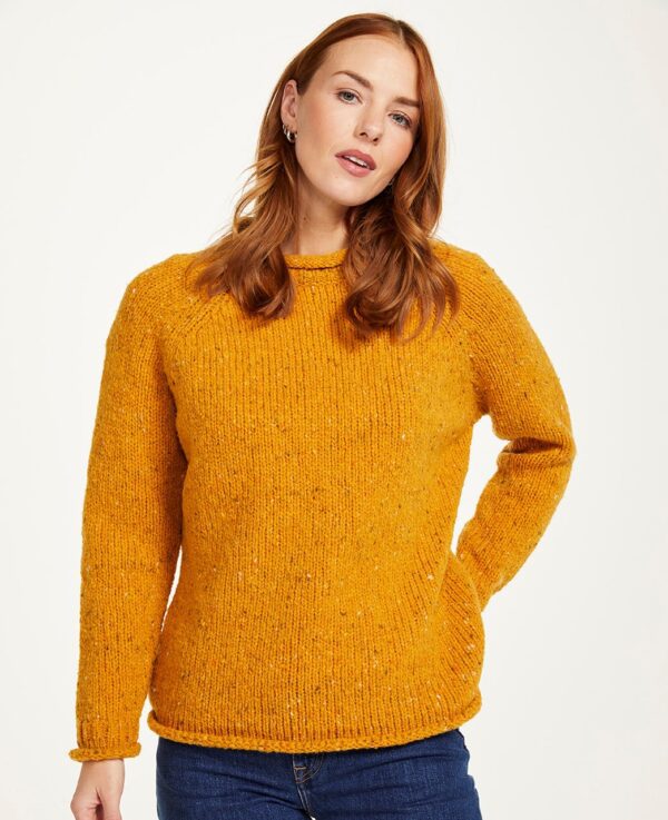 Ladies Roll Neck Sweater - Aran Islands Knitwear