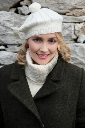 Ladies Hand Knit Beret