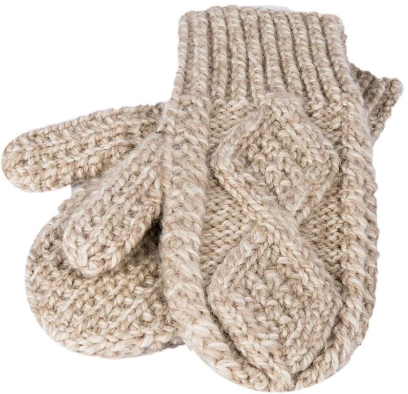 Children's Hand Knit Mittens - Image 2