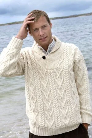 Fisherman Rib Sweater - Aran Islands Knitwear
