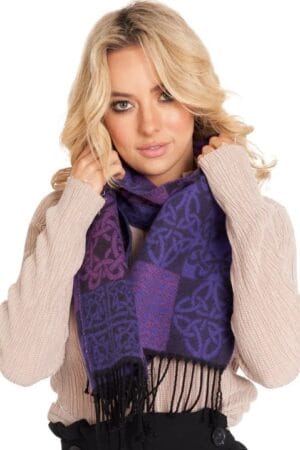 Celtic Scarf with Fringe Detail