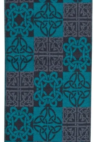 Celtic Scarf with Fringe Detail - Image 2