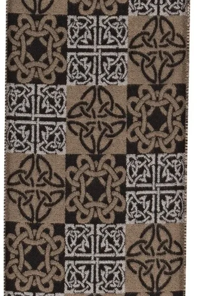 Celtic Scarf with Fringe Detail - Image 3