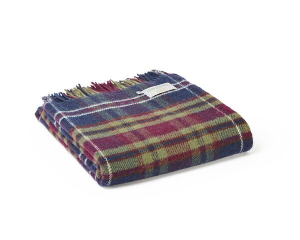 Tartan Throw - Picnic Blanket - Aran Islands Knitwear