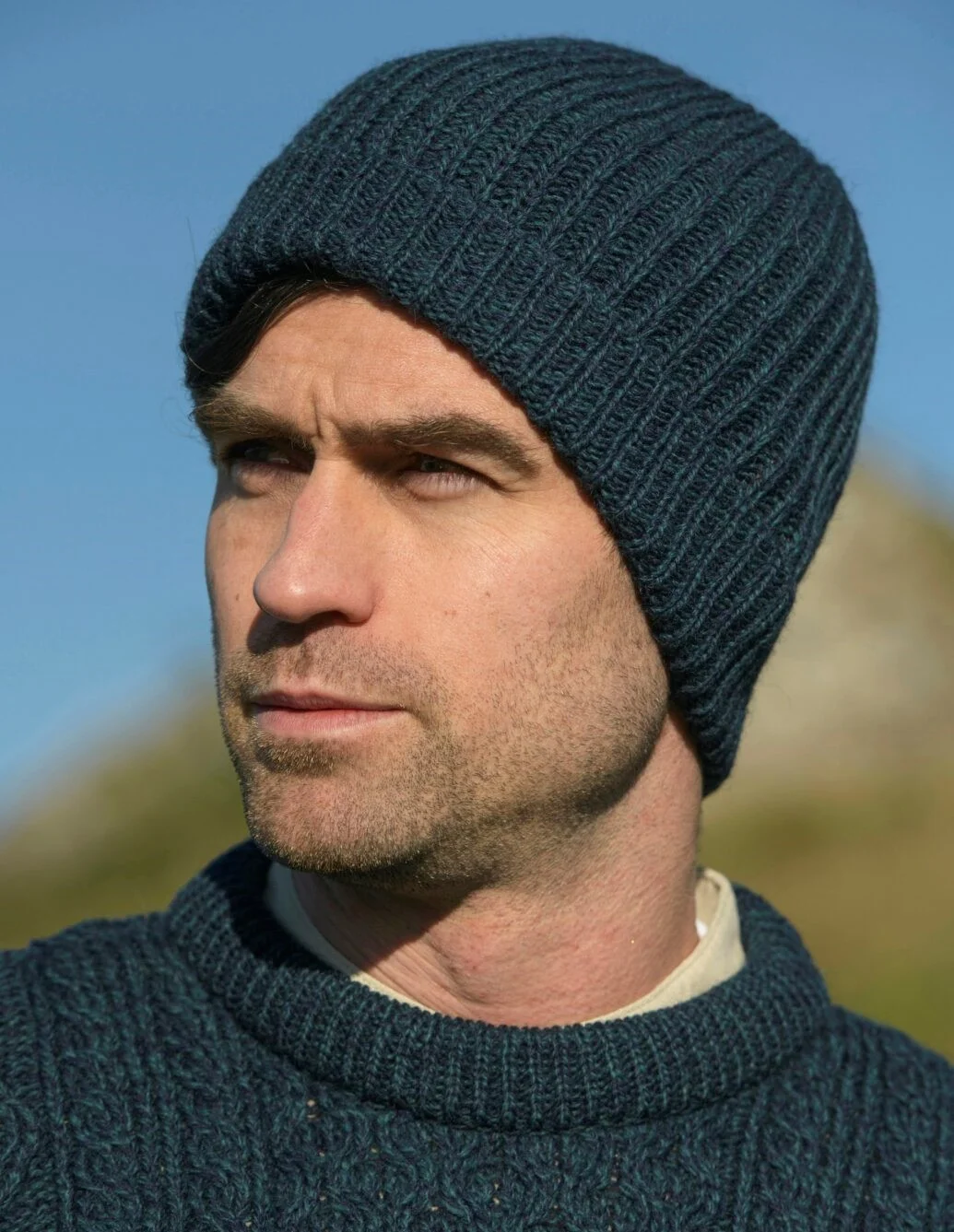 Fisherman Rib Beanie Hat - Image 3