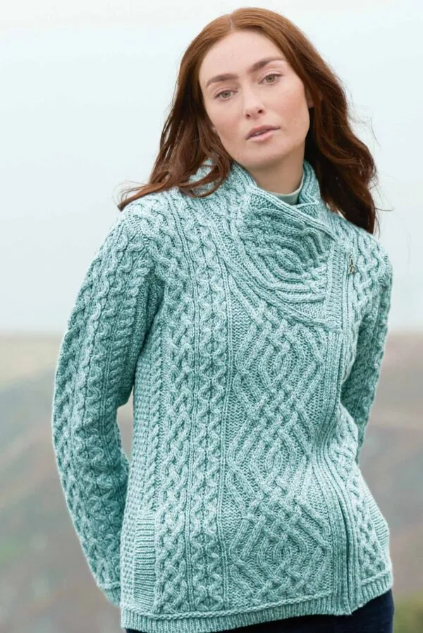 Celtic Cardigan with Side Zip - Image 5