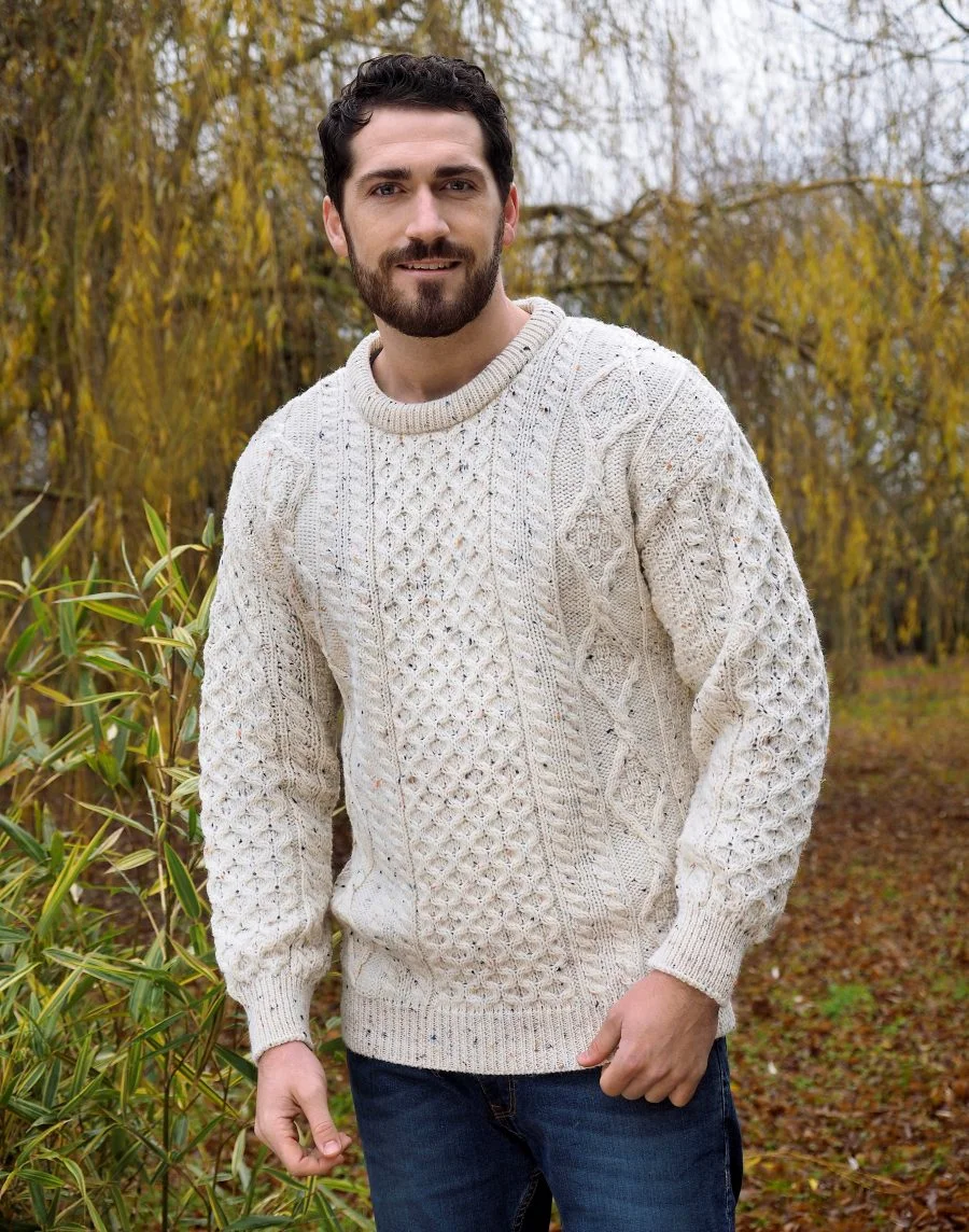 Traditional Aran Sweater - Image 2