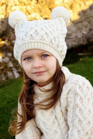 Children's Double Pom Pom Hat